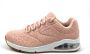 Skechers Uno 2 In Kat Neato Dames Sneakers Lichtroze - Thumbnail 11