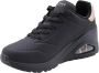 Skechers Uno Wedge Hi Steps 177520-BBK Vrouwen Zwart Sneakers - Thumbnail 19