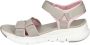 Skechers Fresh Bloom Flex Sandaal Beige Dames - Thumbnail 13