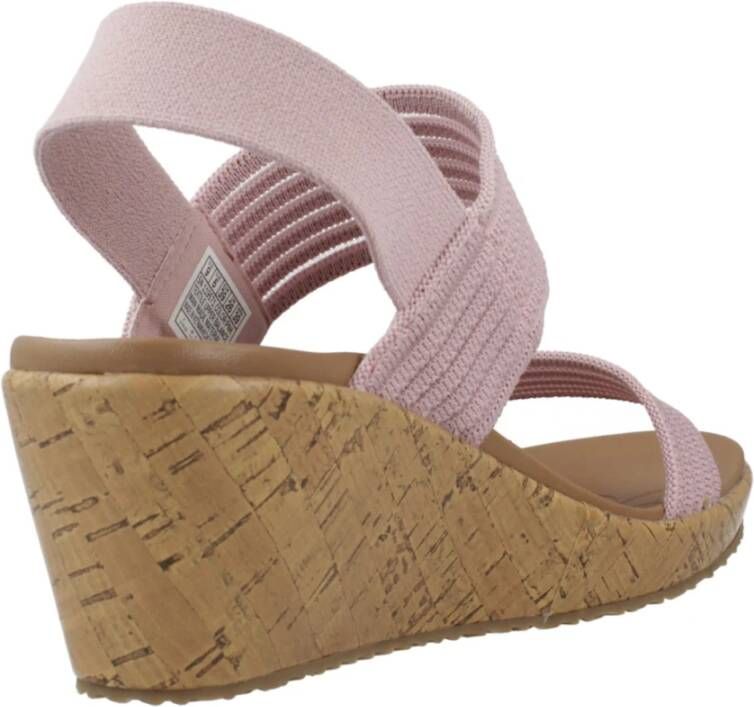 Skechers Glamour Sheer Glow Wedges Blue Dames