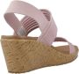 Skechers Casual Slip-On Sandalen Pink Dames - Thumbnail 20