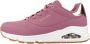 Skechers Skecher Street Uno Shimmer Away damessneaker 15196 ROS roze - Thumbnail 6