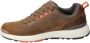 Skechers Lace Up Leather Sneaker Slippers Brown Heren - Thumbnail 4