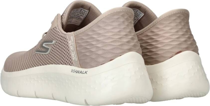 Skechers Flex Slip-On Sneaker Beige Dames