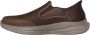 Skechers Slade Cooper Slip-Ins Instappers Heren Bruin - Thumbnail 6