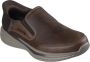 Skechers Slade Cooper Slip-Ins Instappers Heren Bruin - Thumbnail 7