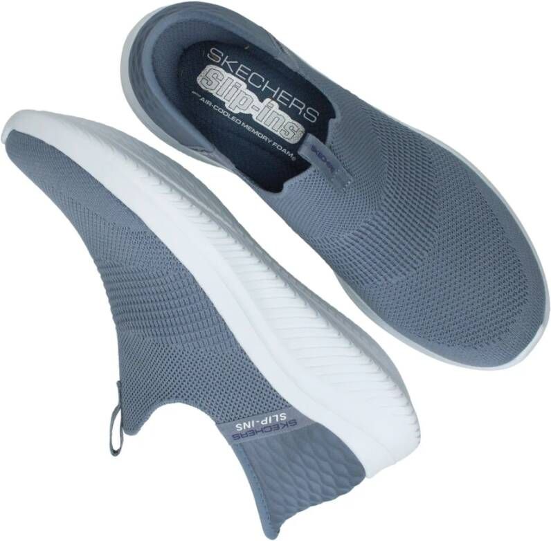 Skechers Slip-Ins Ultra Flex 3.0 Cozy Streak Vegan instapper Blue Dames