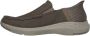 Skechers Slip-on Heel Pillow Sneaker Brown Heren - Thumbnail 3
