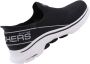 Skechers Go Walk 7 Mia Dames Instappers Zwart Wit - Thumbnail 9