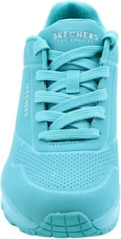 Skechers Sportieve Chic Sneaker voor Vrouwen Blue Dames