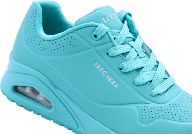 Skechers Sportieve Chic Sneaker voor Vrouwen Blue Dames