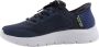 Skechers Go Walk Flex New World Heren Instappers Donkerblauw;Lime - Thumbnail 9