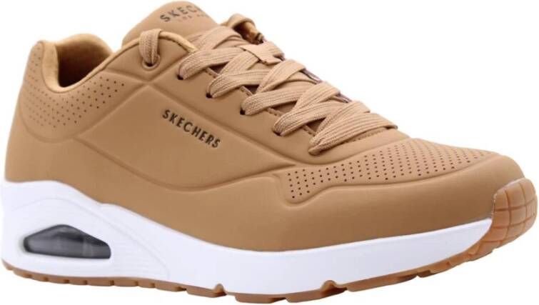 Skechers Warska Sneakers Stijl en Comfort Bruin Heren