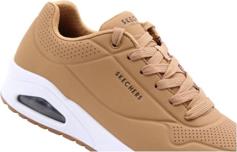 Skechers Warska Sneakers Stijl en Comfort Bruin Heren