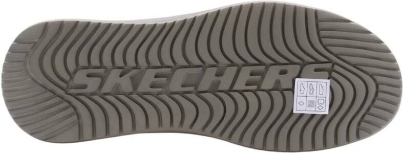 Skechers Poittiers Stijlvolle Herensneakers Bruin Heren