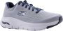 Skechers Sneakers Grijs Heren - Thumbnail 4