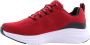 Skechers Vapor Foam Heren Instappers Rood Zwart - Thumbnail 5