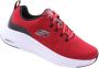 Skechers Vapor Foam Heren Instappers Rood Zwart - Thumbnail 10