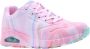 Skechers Empoleon Dames Sneakers Roze Dames - Thumbnail 2