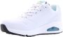 Skechers Sneakers met sleehak UNO-SPREAD THE LOVE Vrijetijdsschoen lage schoen veterschoen met coole graffiti-print - Thumbnail 8