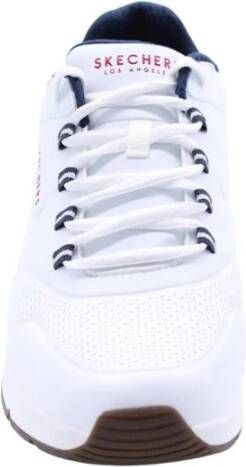 Skechers Stijlvolle Comfortabele Heren Diamond Sneakers Wit Heren