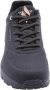 Skechers Uno Shimmer Away 155196 BBK Vrouwen Zwart Sneakers - Thumbnail 13
