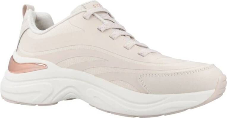 Skechers Stijlvolle Hazel Sneakers voor Vrouwen Beige Dames