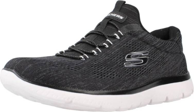 Skechers Stijlvolle Summits Sneakers voor Vrouwen Black Dames