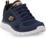 Skechers Track Syntac 232398 NVY Mannen Marineblauw Sneakers Sportschoenen - Thumbnail 7