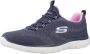 Skechers SUMMITS NEW NATURE sneakers dames blauw 150120 NVPK - Thumbnail 7
