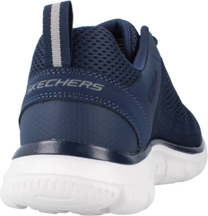 Skechers Stijlvolle Track Sneakers voor Mannen Blue Heren