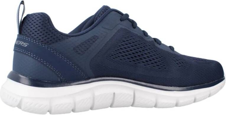 Skechers Stijlvolle Track Sneakers voor Mannen Blue Heren