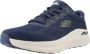 Skechers Arch Fit 2.0 Heren Sneakers Donkerblauw - Thumbnail 3