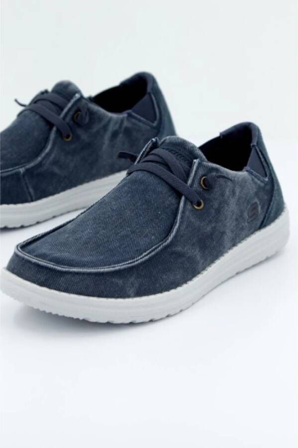 Skechers Stijlvolle Herensneakers Blue Heren