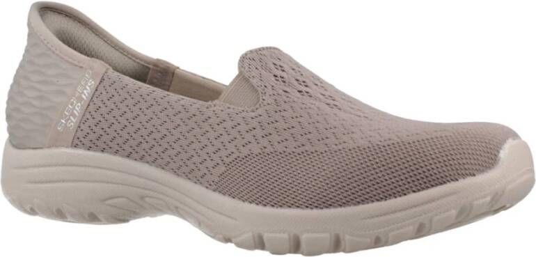 Skechers Stijlvolle Instap Sneakers voor Vrouwen Black Dames