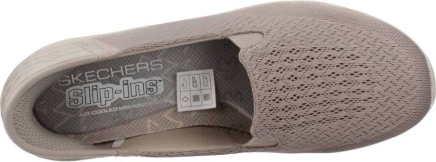 Skechers Stijlvolle Instap Sneakers voor Vrouwen Black Dames