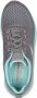 Skechers Stretch Gebreide Memory Foam Sneakers Gray Dames - Thumbnail 7