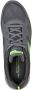Skechers Heren Leder Textiel Sneakers Gray Heren - Thumbnail 3