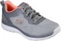 Skechers Dames Textiel Synthetische Sneakers Gray Dames - Thumbnail 8