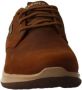 Skechers Heren Waterdichte Sneakers van Leer Bruin Heren - Thumbnail 5