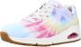 Skechers Lage Sneakers Uno-Hyped Hippie 155362-WMLT White Multi - Thumbnail 53