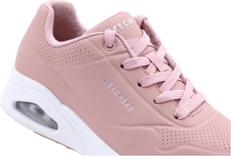 Skechers Uno Stand On Air Dames Sneakers Lichtroze - Foto 15