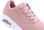 Skechers Uno Stand On Air Dames Sneakers Lichtroze - Thumbnail 15