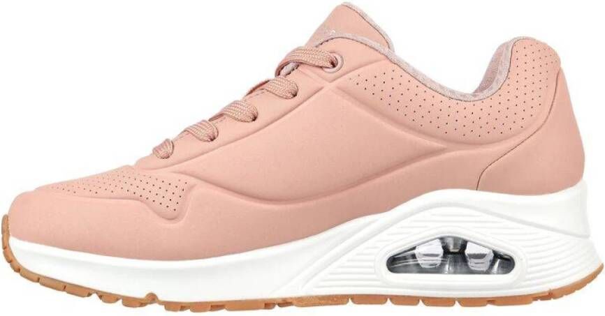 Skechers Uno Stand On Air Dames Sneakers Lichtroze - Foto 13