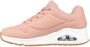 Skechers Uno Stand On Air Dames Sneakers Lichtroze - Thumbnail 13