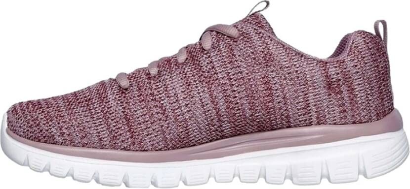 Skechers Graceful-Twisted Fortune Sneakers Roze Dames