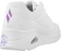 Skechers Sneakers met sleehak UNO-SPREAD THE LOVE Vrijetijdsschoen lage schoen veterschoen met coole graffiti-print - Thumbnail 6