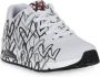 Skechers Uno-Spread The Love 155507-WBGY Vrouwen Wit Sneakers - Thumbnail 4