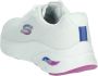Skechers Arch Fit-Infinity Cool 149722-WMLT Vrouwen Wit Sneakers - Thumbnail 9