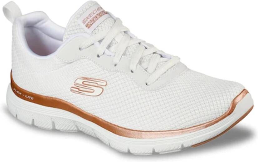 Skechers Dames Sneakers Stijl en Comfort Gecombineerd Wit Dames